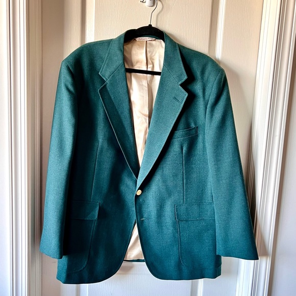 Vintage STAFFORD Worsted Wool Blend Single Breasted Blazer—SZ. 46 - Picture 15 of 17